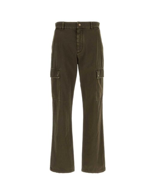 Burberry Green Pants for men
