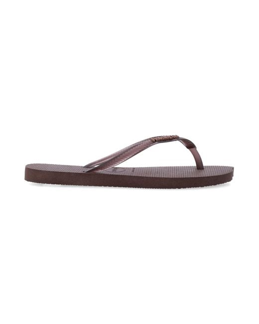 Havaianas Brown Flat Shoes