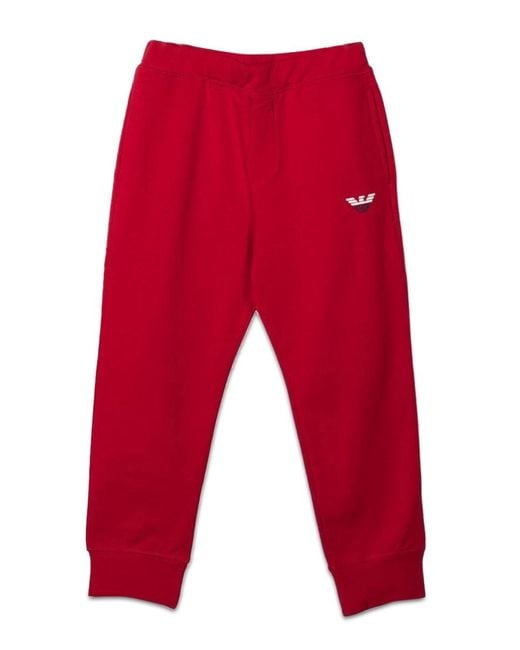 Emporio Armani Red Trouser