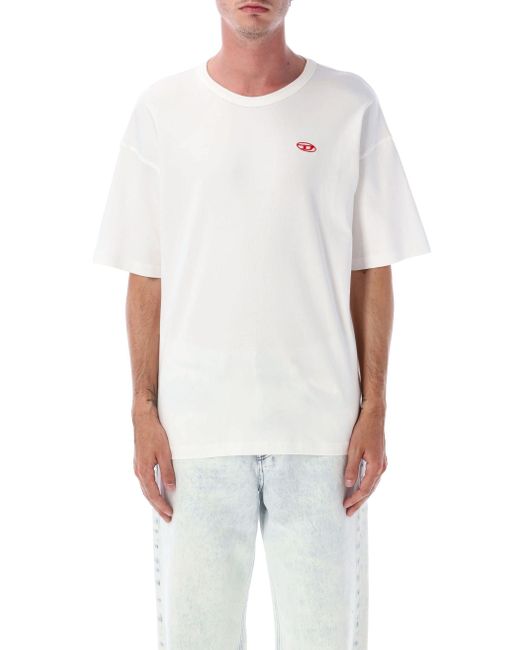 DIESEL T -shirts En Polos Wit in het White voor heren
