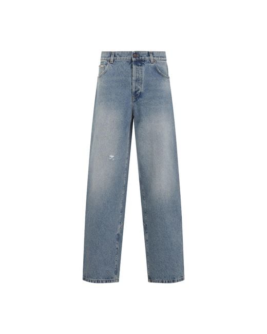 Moschino Blue Cotton Jeans