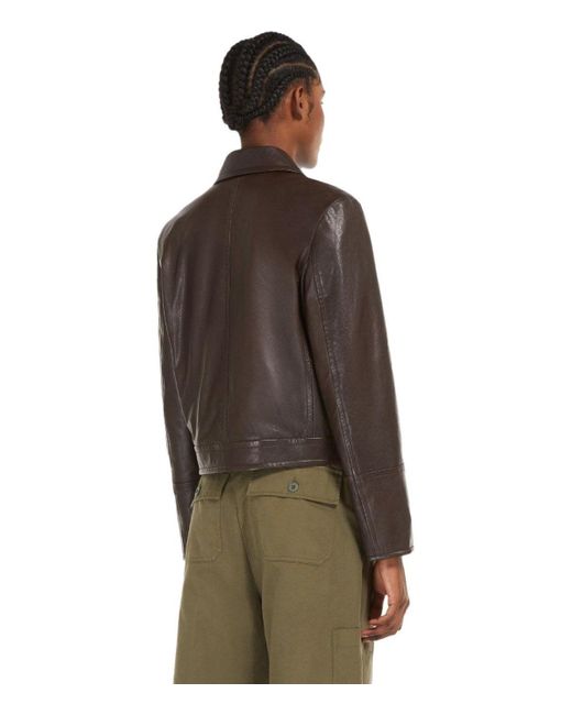 Weekend by Maxmara Brown Sub Cioccolato Double-Breasted Jacket