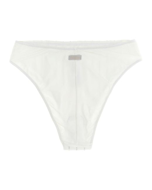Mc2 Saint Barth White Sibilla Bikini Bottoms