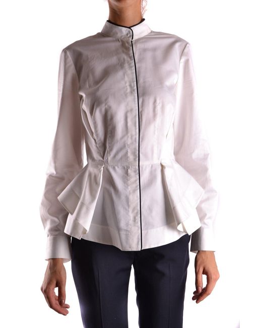 Alberta Ferretti Overhemd Wit in het Pink