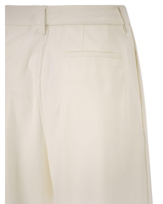 Fabiana Filippi White Milano Knit Trousers