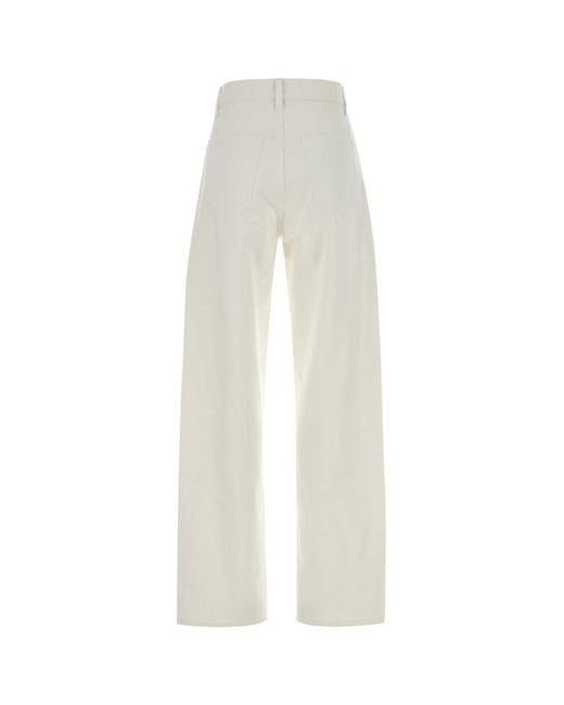 Jil Sander White Denim Jeans