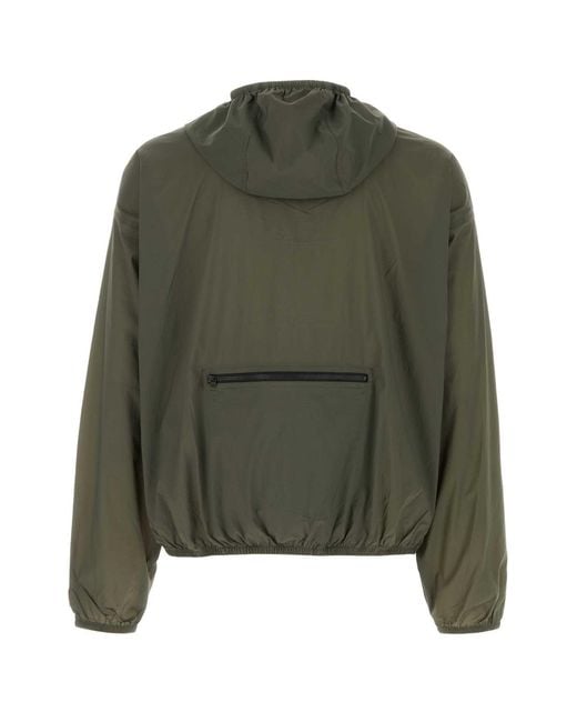 The North Face Green Solid Hood Jacket