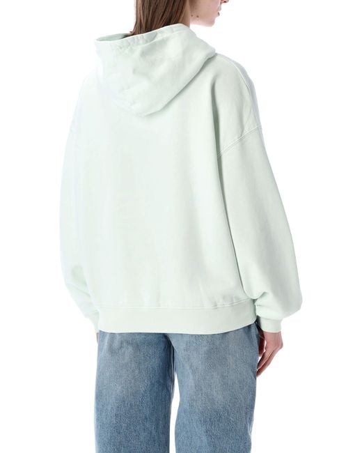 Anine Bing White Harvey Hoodie