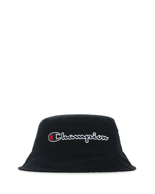 Champion Black Cotton Bucket Hat