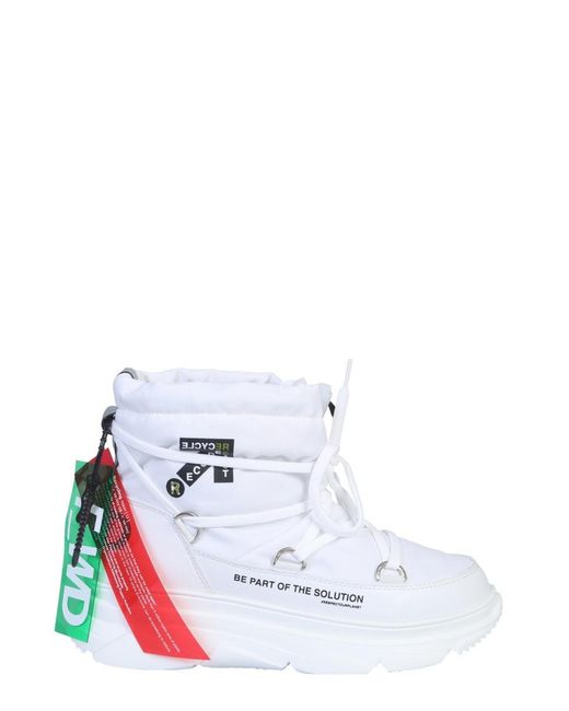 Forward White Nylon Boot