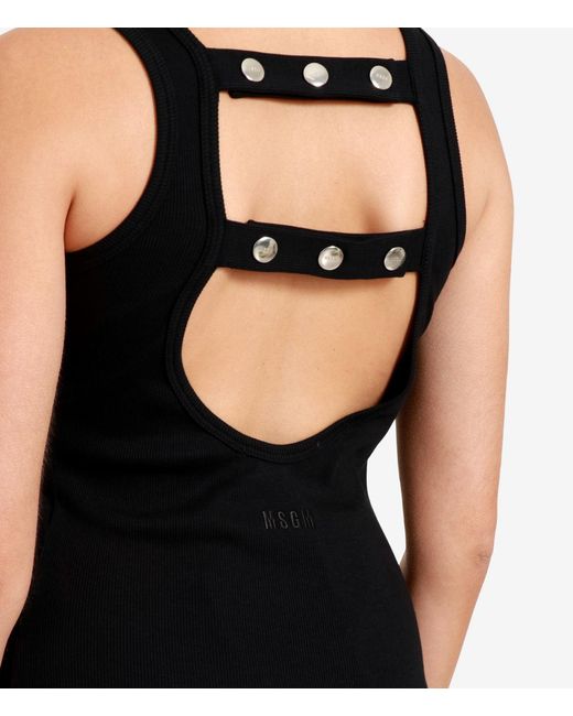 MSGM Jurken Zwart in het Black