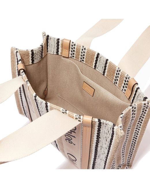 Chloé Metallic Chloé Woody Medium Tote Bag