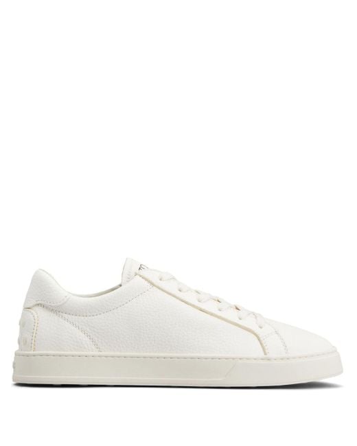 Tod's White Leather Sneakers for men