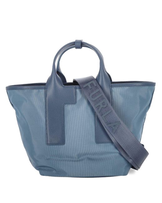 Furla Blue Piuma L Hellblauer Bag