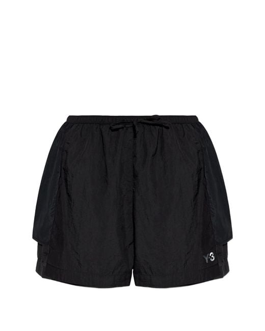 Y-3 Black W Mesh Shorts