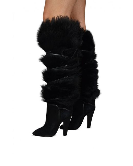 Saint Laurent Black Jokull Boots