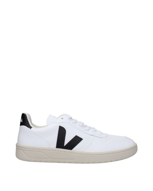 Veja Sneakers V 10 Herren Eco Leder weiß/schwarz in White für Herren