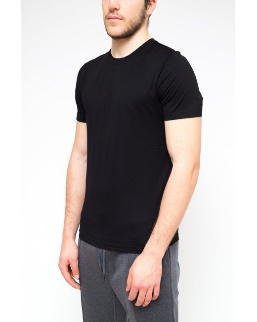 Prada Black Logo-Embroidered Cotton T-Shirt for men