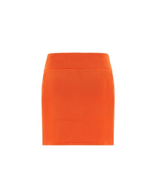 Isabel Marant Etoile Olgane Mini Rok in het Orange