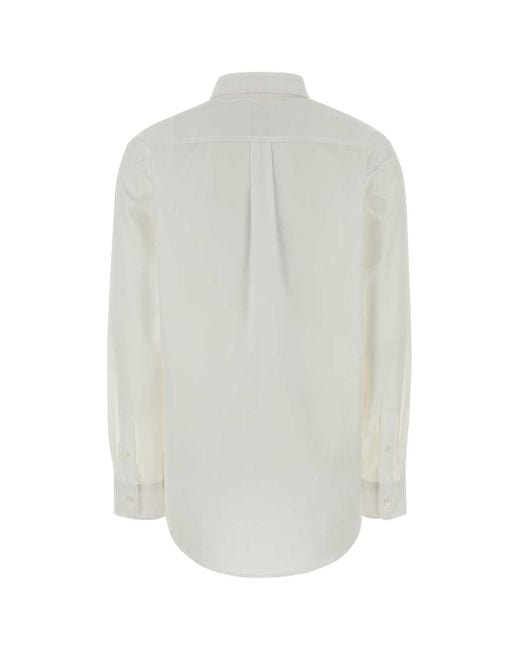 A.P.C. White Regular Solid Shirt