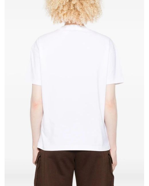 Off-White c/o Virgil Abloh White Bookish Flowers Regular Tee Blac