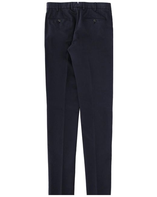 Zegna Blue Dark Regular Trousers for men