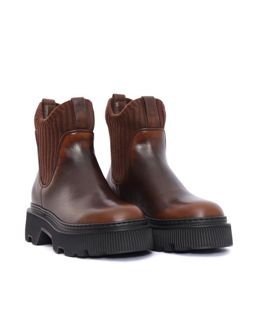 Santoni Brown Boot