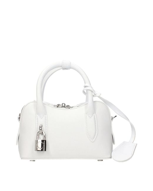 Stella McCartney White Stella Mc Cartney Ryder Handbags Eco Leather/Optic