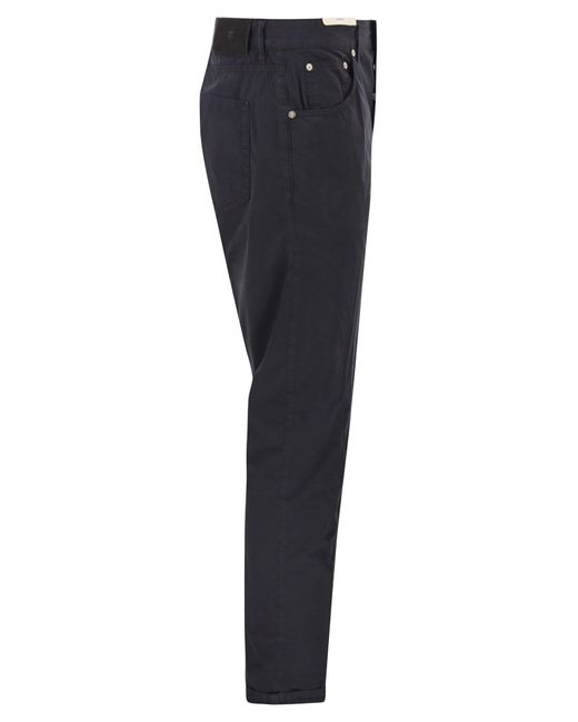 PT Torino Blue Five Pocket Trousers