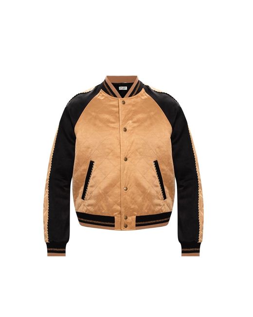 Saint Laurent Natural Bomber Jacket for men