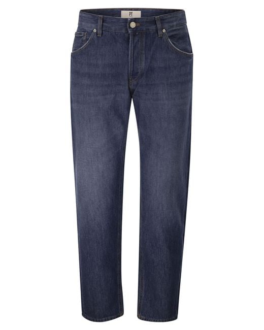 PT Torino Blue Tailored Denim Jeans