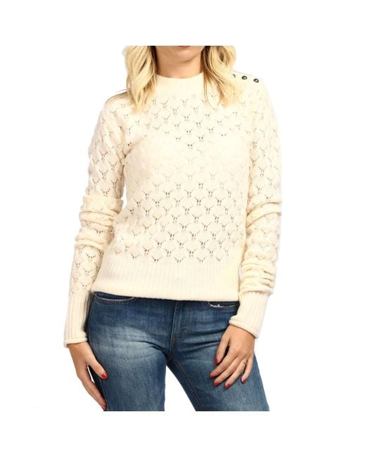 Sportmax White Wool And Cashmere Sweater
