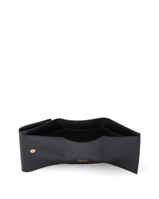 Prada Black Small Saffiano Wallet