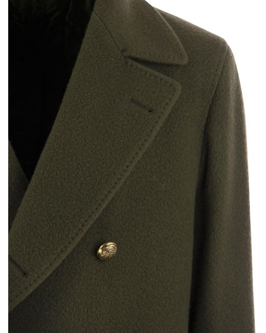 Arden Coat de lana de doble pecho Tagliatore de hombre de color Green