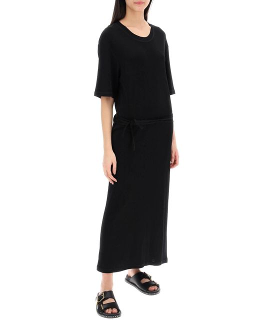 Vestido estilo Maxi T Shirt Lemaire de color Black