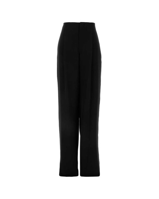 Saint Laurent Black Silk Pant