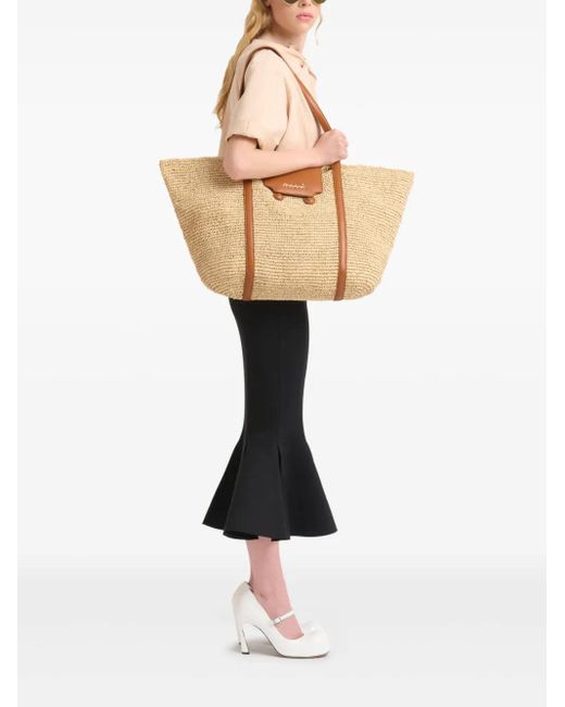 Marni Natural Trunkaroo Medium Tote Bag
