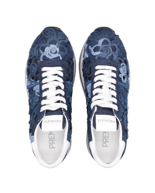 Premiata Blue Sneakers