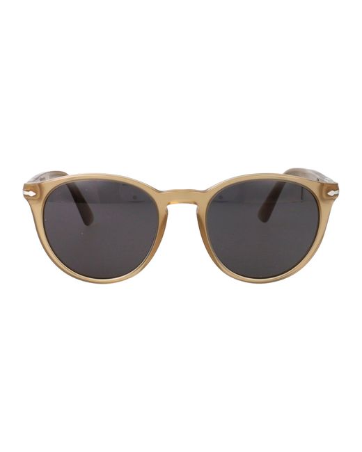 Persol Gray Round Sunglasses 0 Po3152 S 1169 B1 for men
