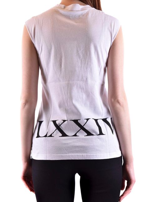 McQ Alexander McQueen White Tshirt Short Sleeves Mcq Alexander Mqueen