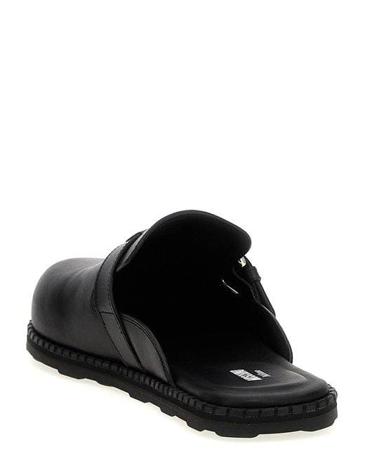 Moschino Black 'Birky' Sabots
