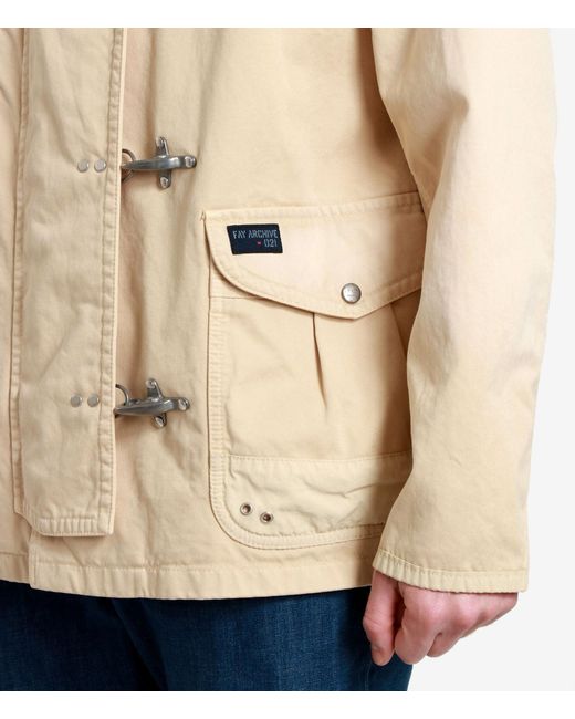 Fay Natural Jackets Beige