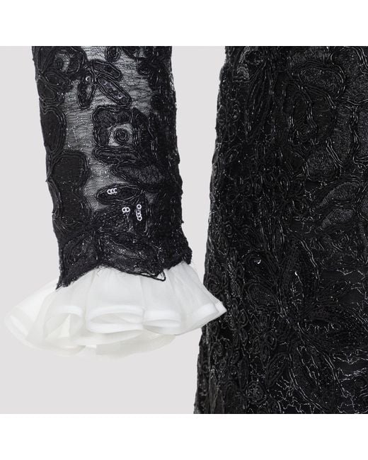 Giambattista Valli Black Mini Dress