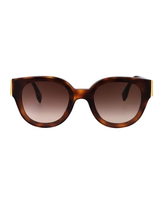 Fendi Brown Sunglasses Fe40111 I 53 F