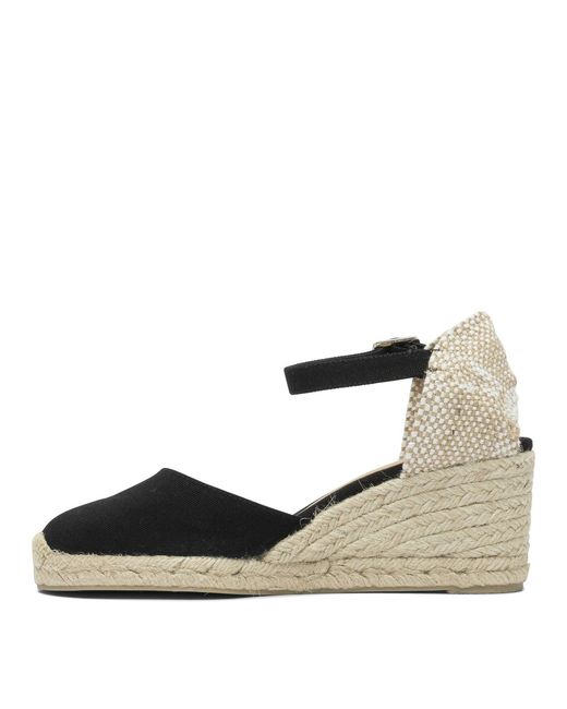 Castaner Black "Carol 70Mm" High Espadrilles