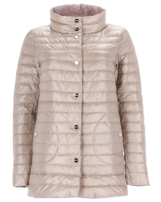 Herno Pink 'A-Shape' Reversible Jacket