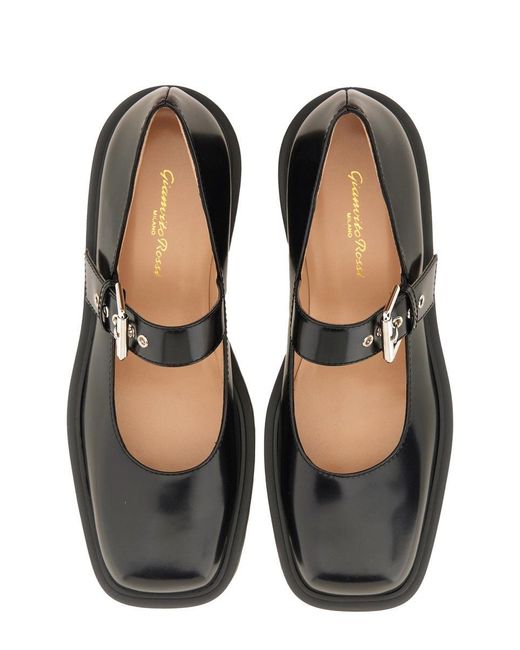 Gianvito Rossi Black Leather Sandal