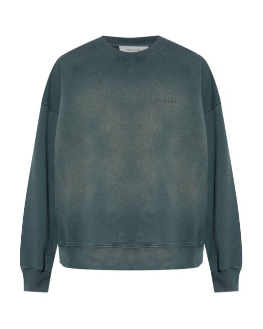 Suéter de cuello redondo de algodón de ganso dorado Golden Goose Deluxe Brand de hombre de color Green