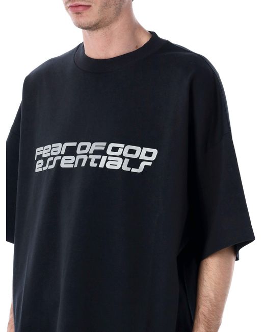 Essentials x Fear Of God Black T Shirts And Polos for men
