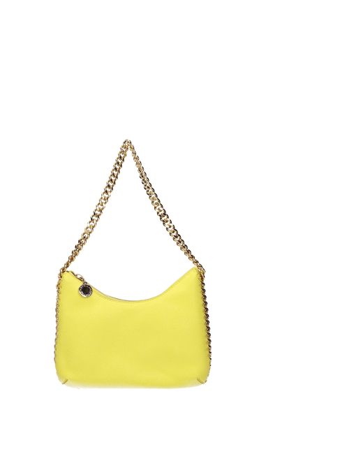 Stella McCartney Yellow Shoulder Bags Falabella Eco Suede/Canary for men